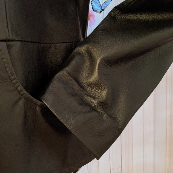 Kim Rogers Women's Genuine Leather Jacket Size M - Picture 3 of 8